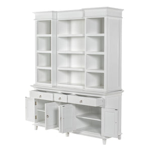NovaSolo Skansen Kitchen Hutch Cabinet with 5 Doors 3 Drawers