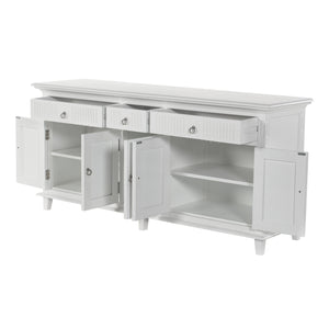 NovaSolo Skansen Kitchen Hutch Cabinet with 5 Doors 3 Drawers