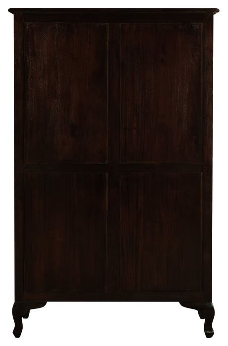 Queen Anne Large Bookcase (Chocolate)