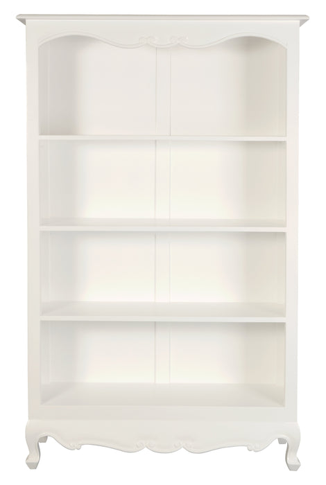 Queen Anne Large Bookcase (White)