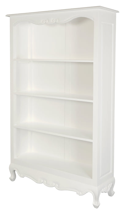 Queen Anne Large Bookcase (White)