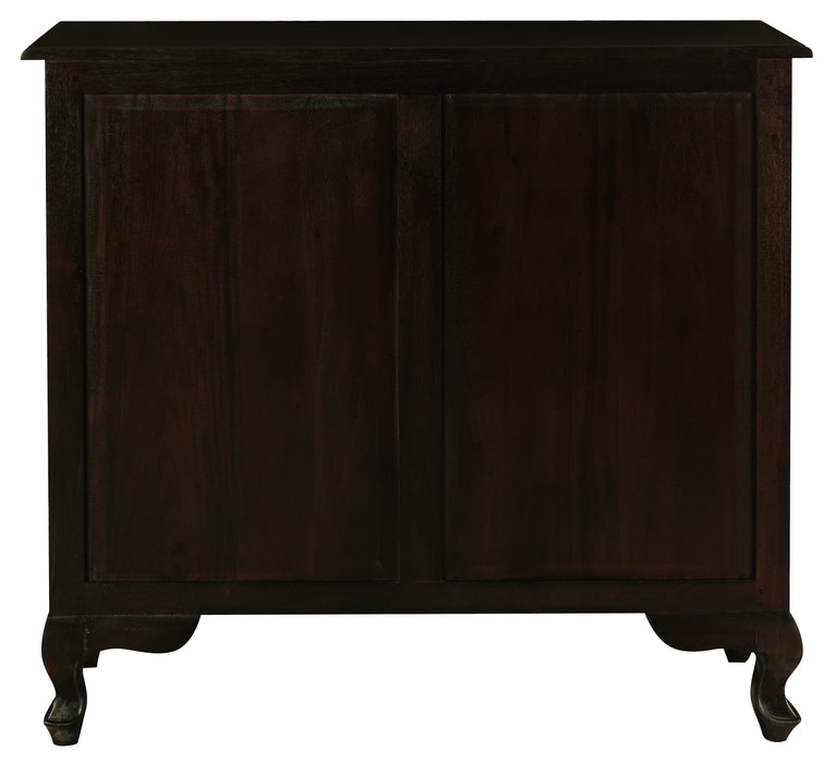 Queen Anne Small Bookcase (Chocolate)