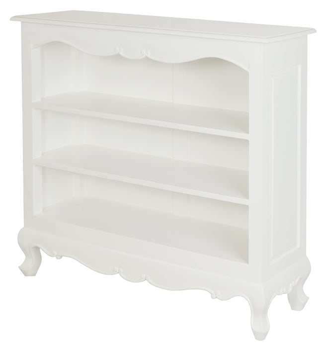 Queen Anne Small Bookcase (White)