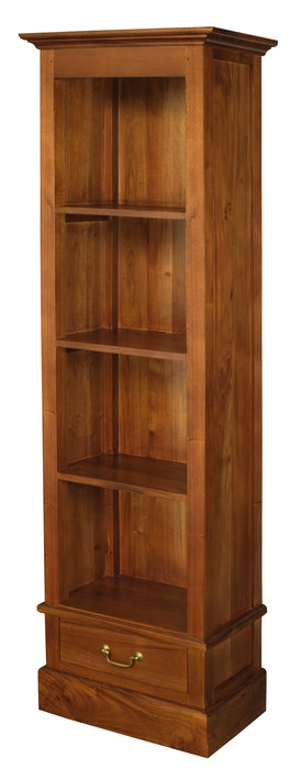 Tasmania 1 Drawer Bookcase (Light Pecan)