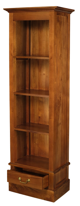 Tasmania 1 Drawer Bookcase (Light Pecan)