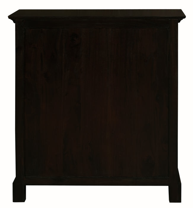 Tasmania 3 Drawer Bookcase (Chocolate)