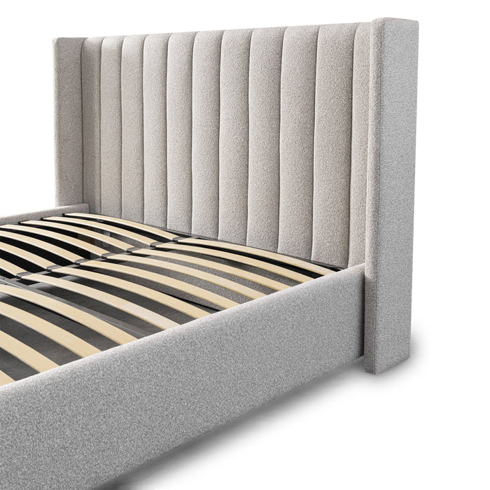 CBD10050-MI King Bed Frame - Wide Base in Clay Grey