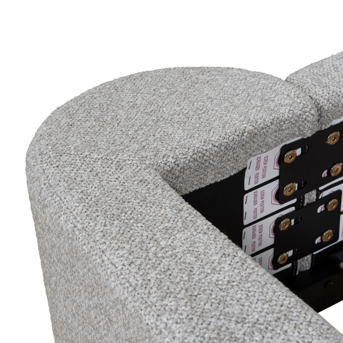 Reko King Bed Frame - Clay Grey