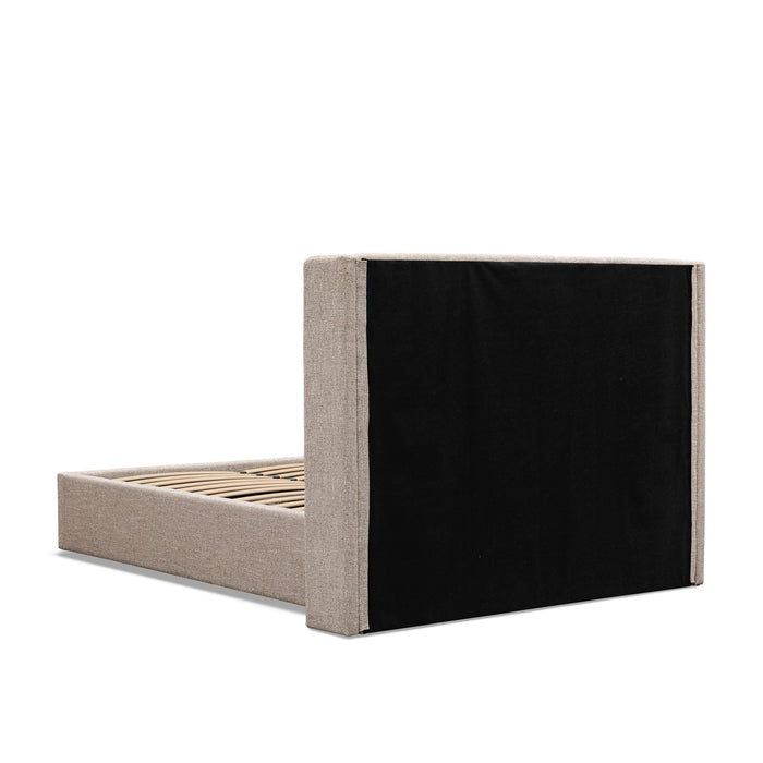 Hillsdale King Wide Base Bed Frame - Pale Beige