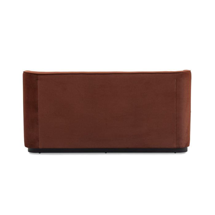 Jamar King Bed Frame - Burnt Maroon