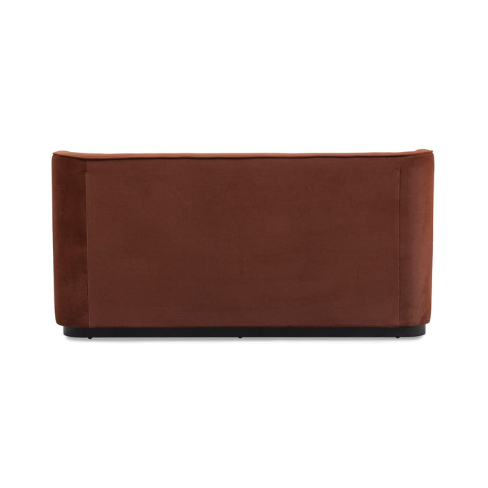 Jamar Queen Bed Frame - Burnt Maroon