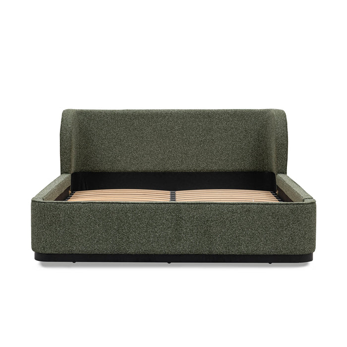 Jamar Queen Bed Frame - Hunter Green