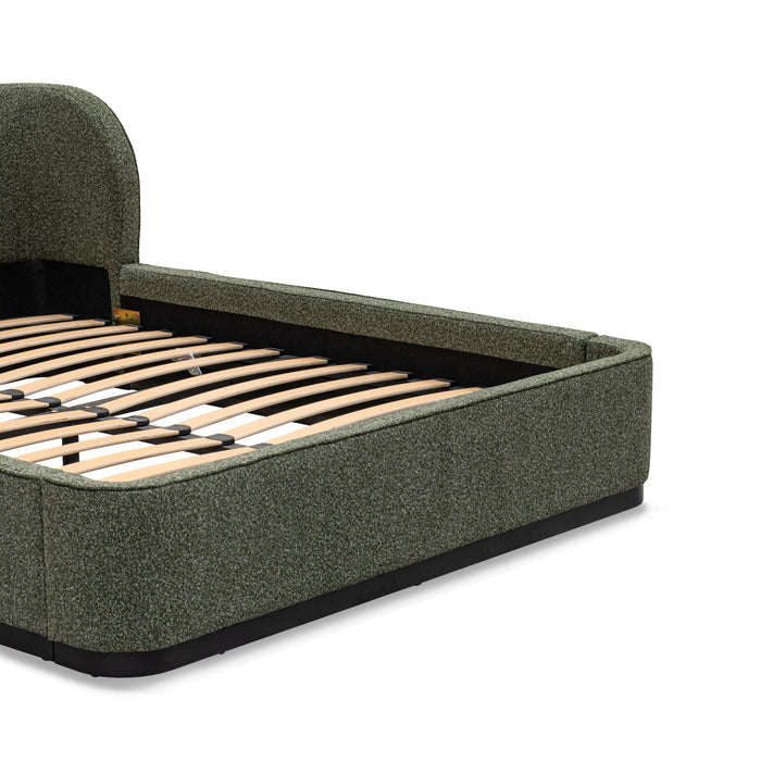 Jamar Queen Bed Frame - Hunter Green
