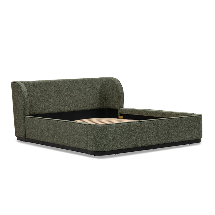 Jamar Queen Bed Frame - Hunter Green