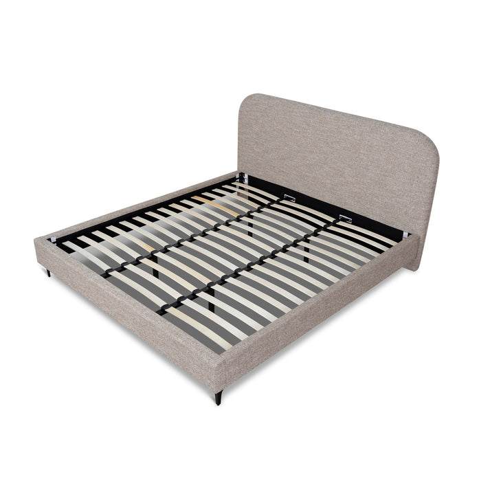 Meredith King Bed Frame - Stonish Beige