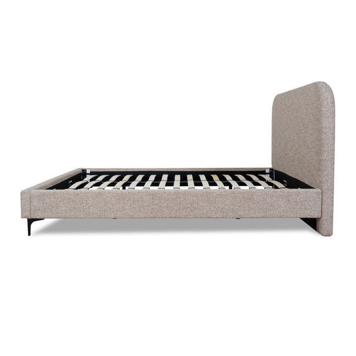 Meredith King Bed Frame - Stonish Beige