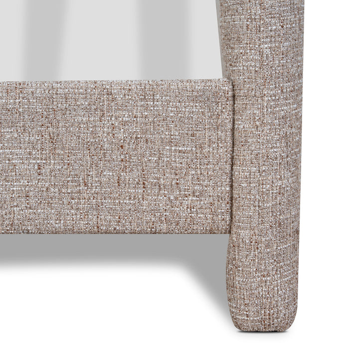 Meredith King Bed Frame - Stonish Beige