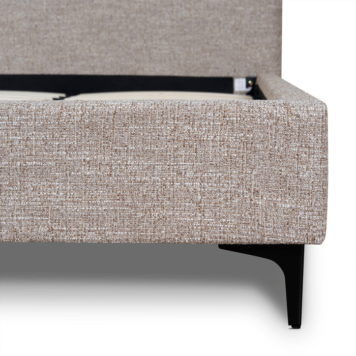 Meredith King Bed Frame - Stonish Beige