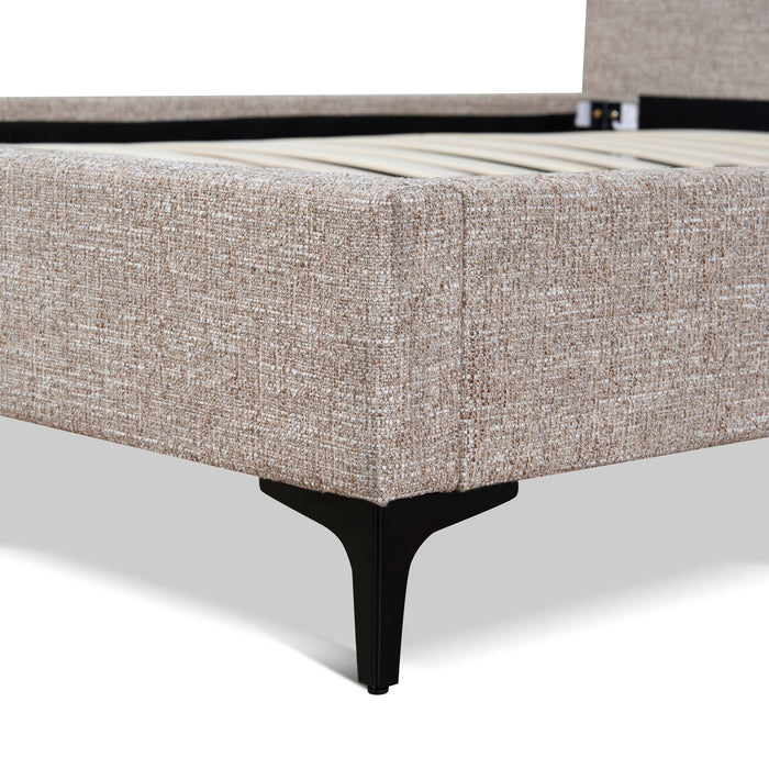 Meredith Queen Bed Frame - Stonish Beige