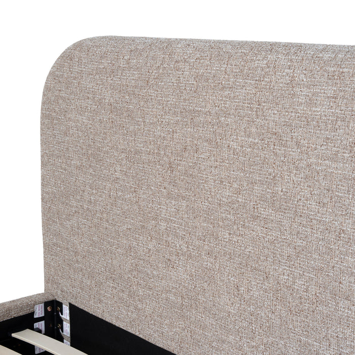 Meredith Queen Bed Frame - Stonish Beige