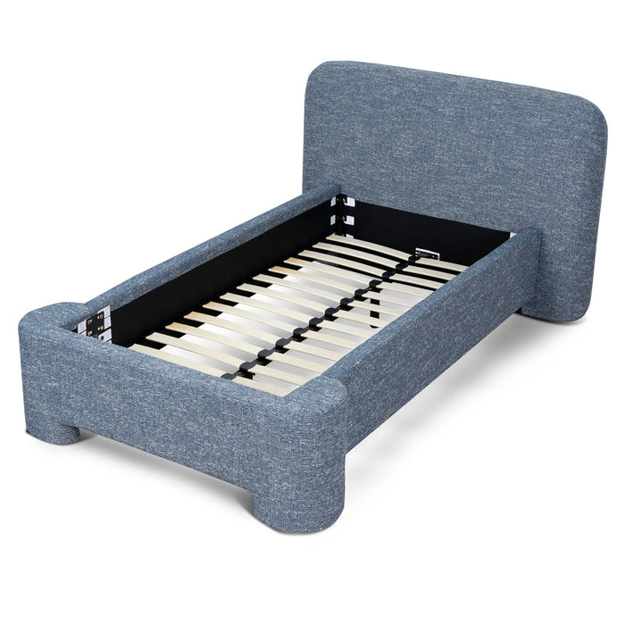 Reko Single Bed Frame - Prussian Blue