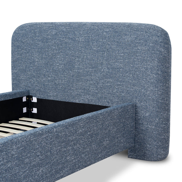Reko Single Bed Frame - Prussian Blue