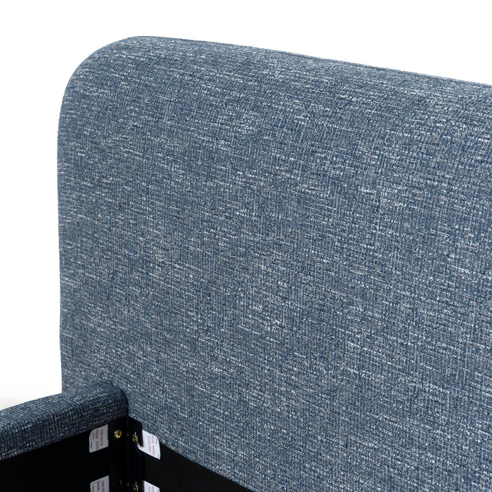 Reko Single Bed Frame - Prussian Blue