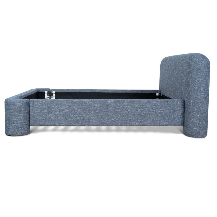 Reko Queen Bed Frame - Prussian Blue