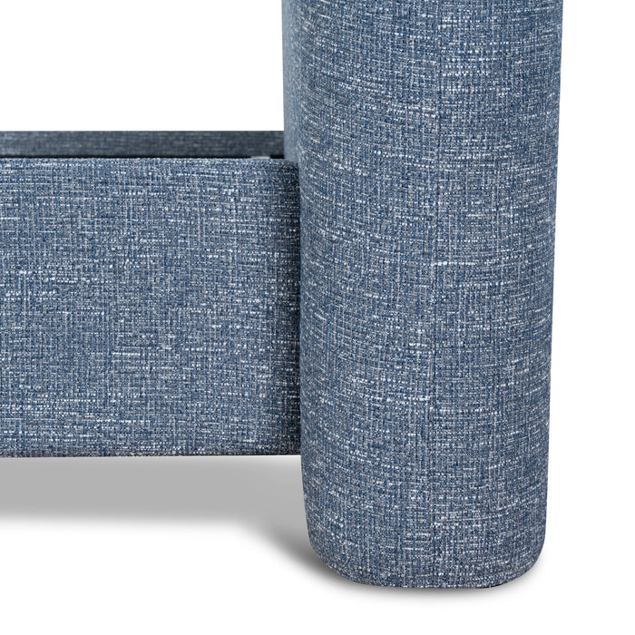 Reko Queen Bed Frame - Prussian Blue