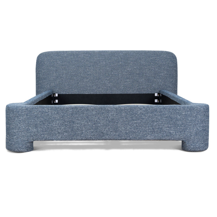 Reko Queen Bed Frame - Prussian Blue