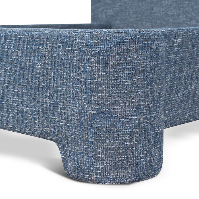 Reko Queen Bed Frame - Prussian Blue