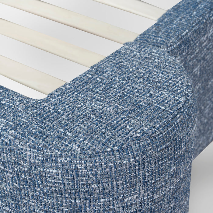 Reko Queen Bed Frame - Prussian Blue