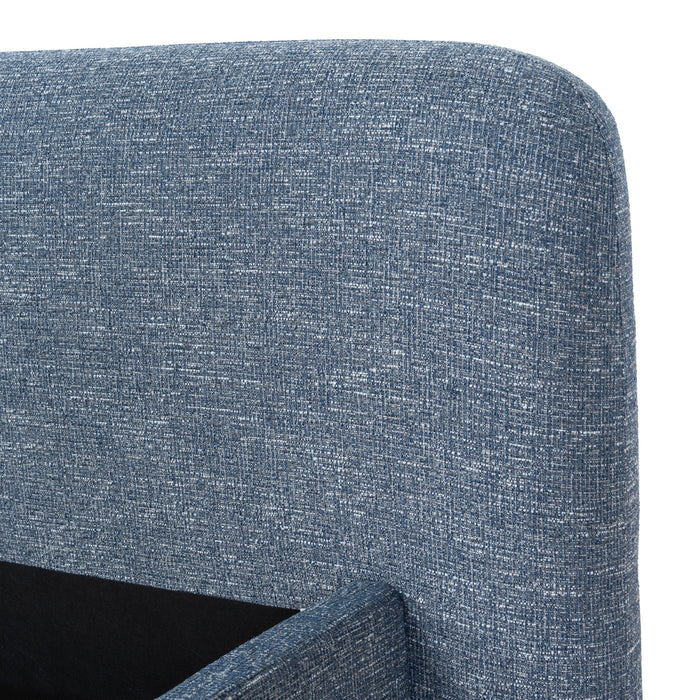 Reko Queen Bed Frame - Prussian Blue