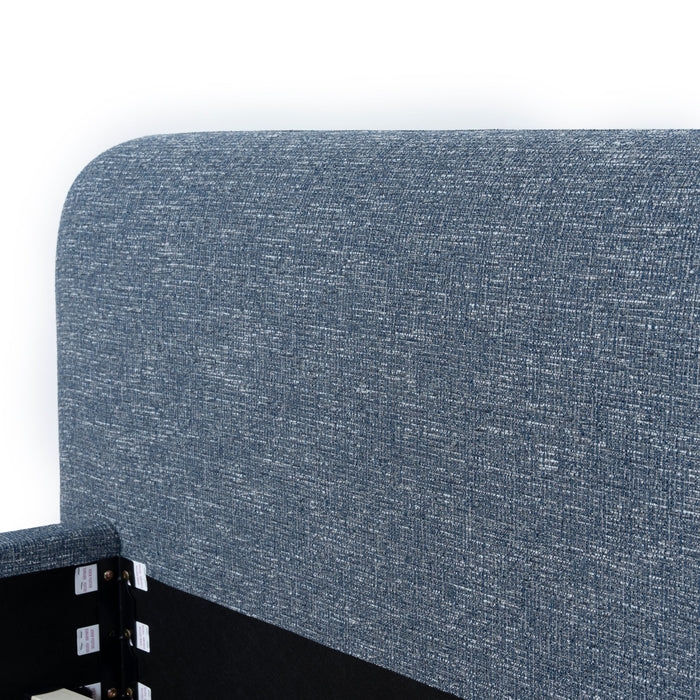 Reko King Bed Frame - Prussian Blue