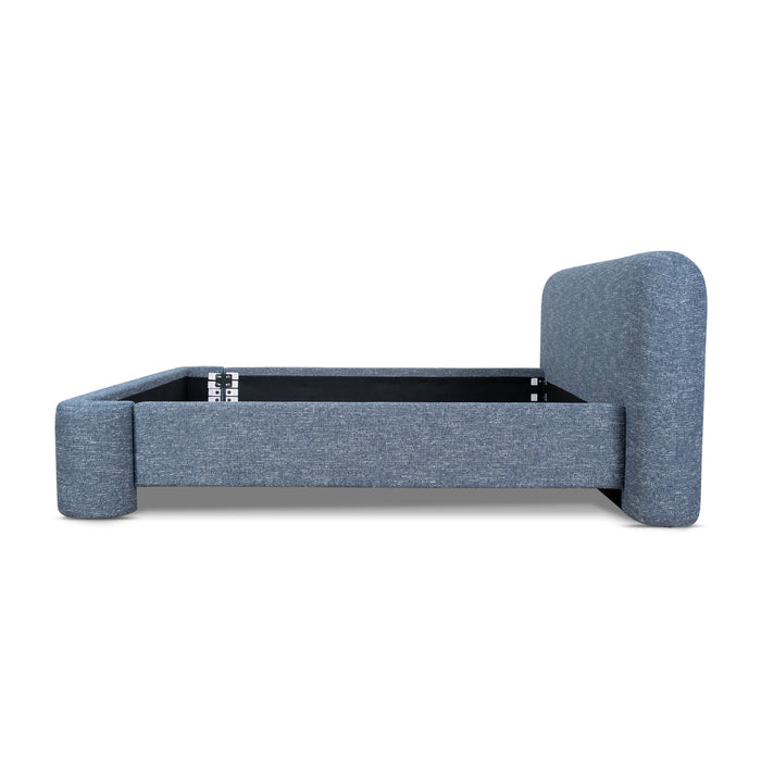 Reko King Bed Frame - Prussian Blue