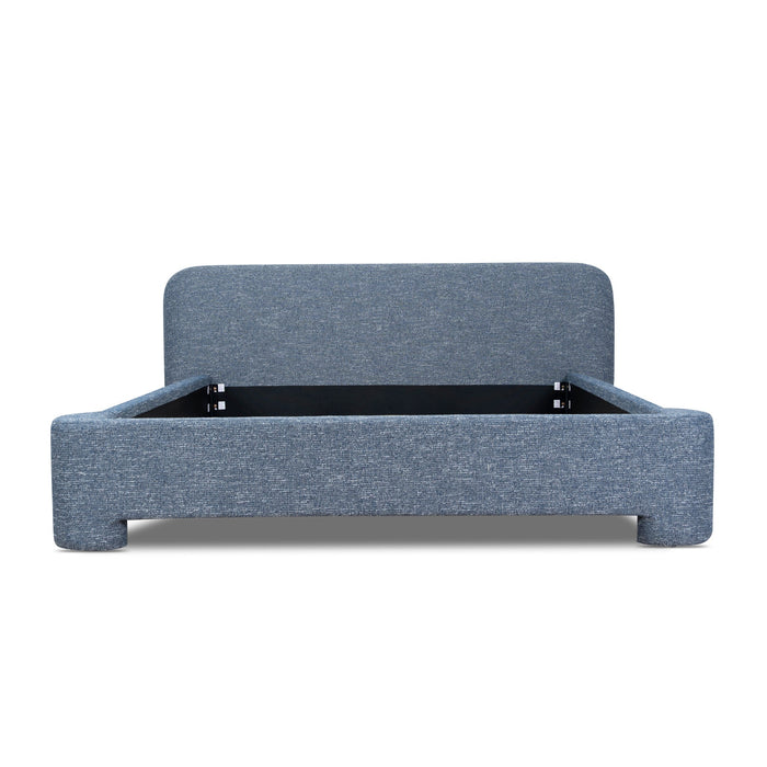 Reko King Bed Frame - Prussian Blue