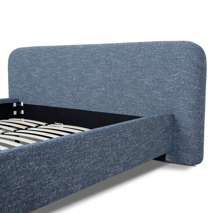 Reko King Bed Frame - Prussian Blue