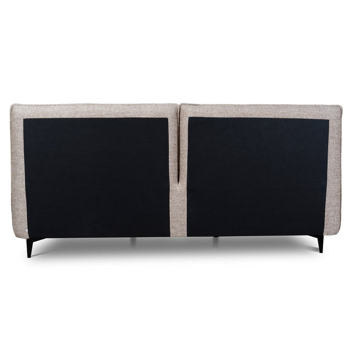 Celeste Fabric King Bed Frame - Stonish Beige