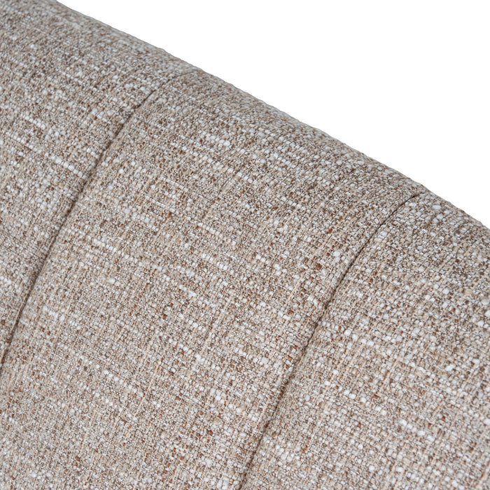 Olin Fabric Queen Bed Frame - Stonish Beige