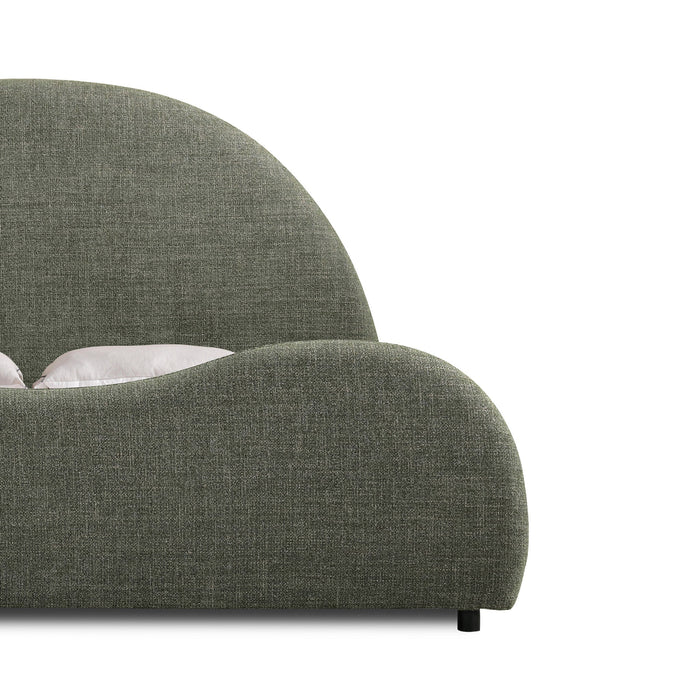 Eloura Queen Bed - Kaitoke Green