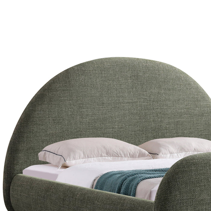 Eloura Queen Bed - Kaitoke Green