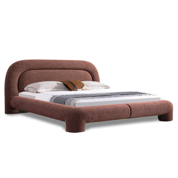 Peter King Bed - Moss Brown
