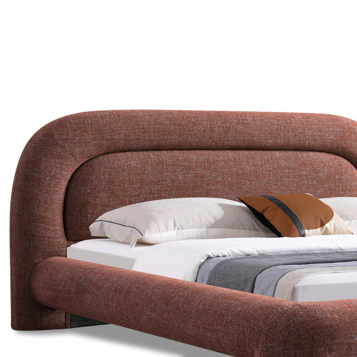 Peter King Bed - Moss Brown