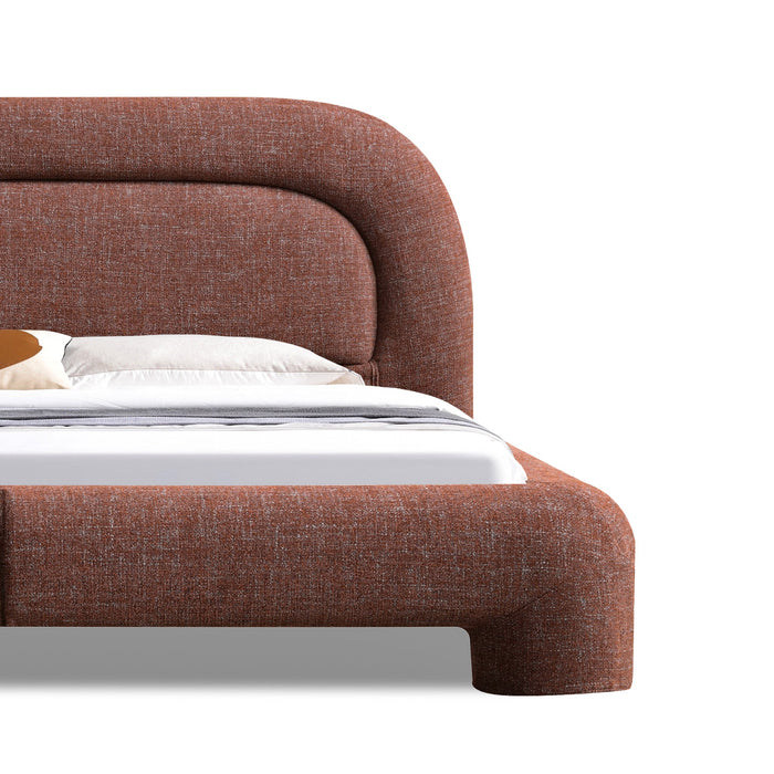 Peter King Bed - Moss Brown