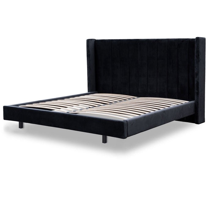 CBD8100-MI King Bed Frame - Black Velvet