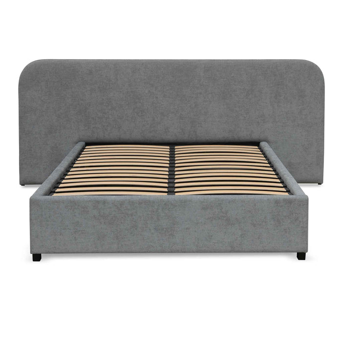 CBD6589-MI King Bed Frame - Flint Grey