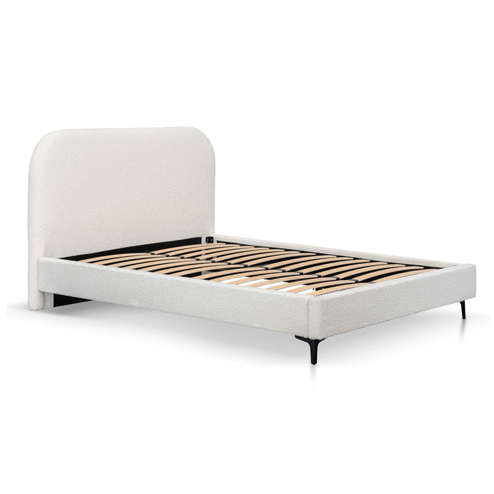 CBD8187-YO King Bed Frame - Cream White