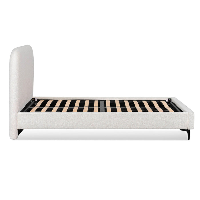 CBD8187-YO King Bed Frame - Cream White