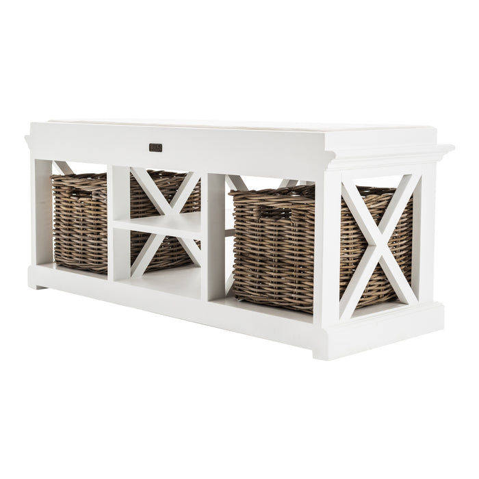 NovaSolo Halifax Bench & Basket Set