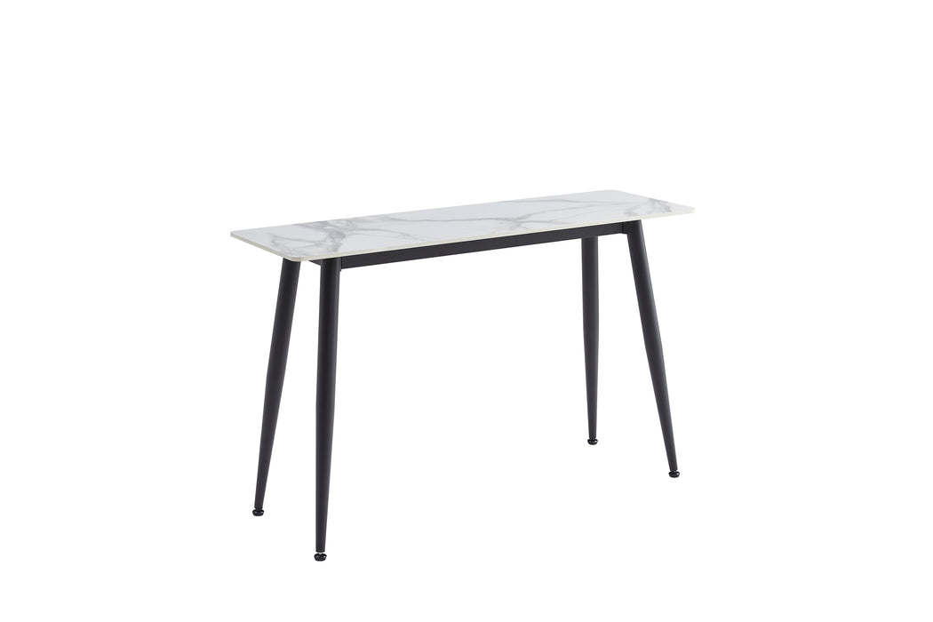 Brentley Console Table Brentley White Ceramic